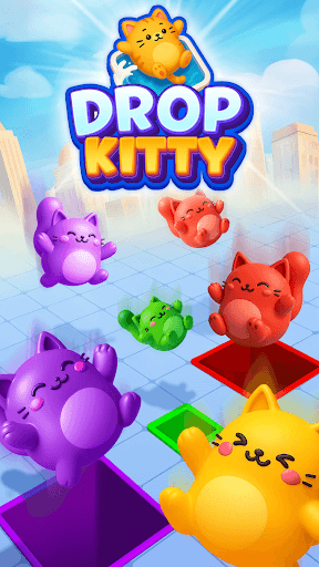 Drop Kitty : Color Puzzle screenshot 1 - screenshot