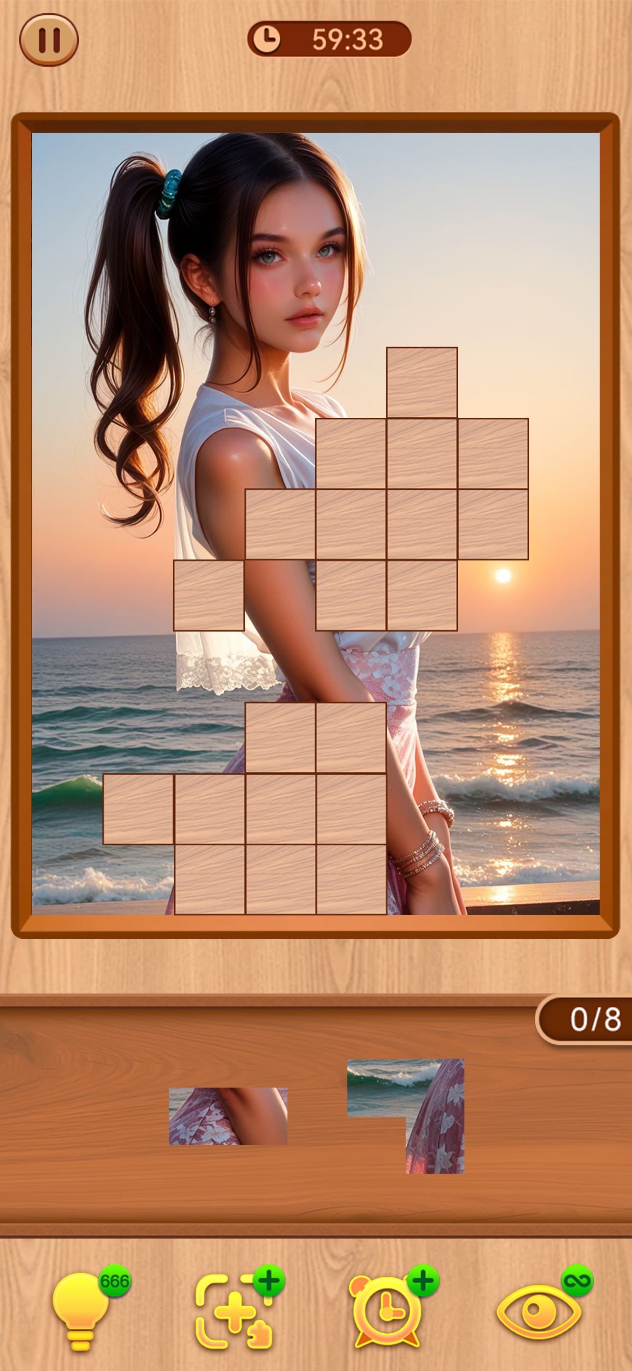 Block Jigsaw Girl: Fun Puzzle screenshot 2 - screenshot