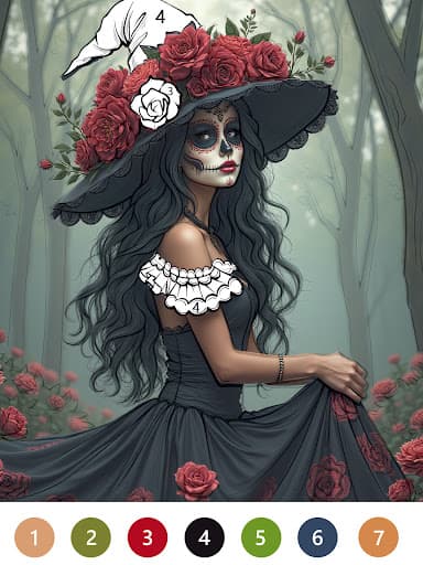 Macabre Color Paint By Number screenshot 18 - screenshot