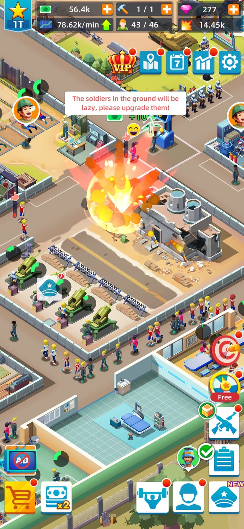 Army Tycoon:Idle Base screenshot 8 - screenshot