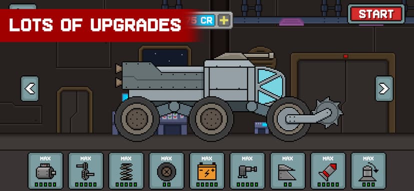 Death Rover: Space Zombie Rush screenshot 1 - screenshot