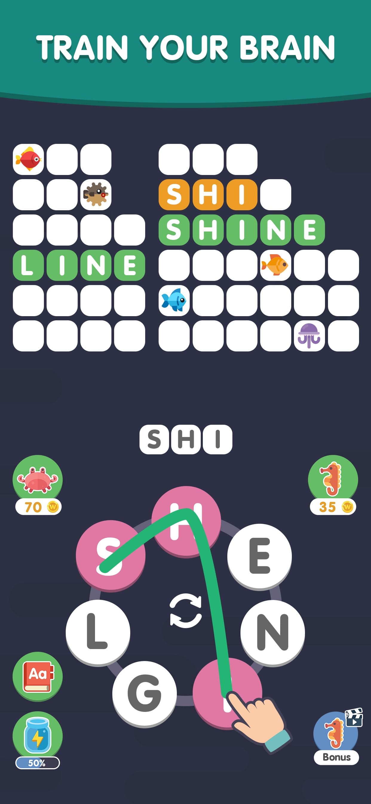 Word Search Sea: Offline Games screenshot 2 - screenshot