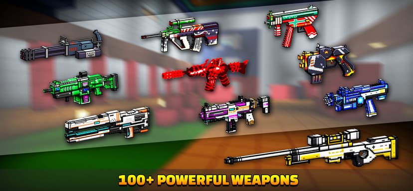 Cops N Robbers:Pixel Craft Gun screenshot 5 - screenshot