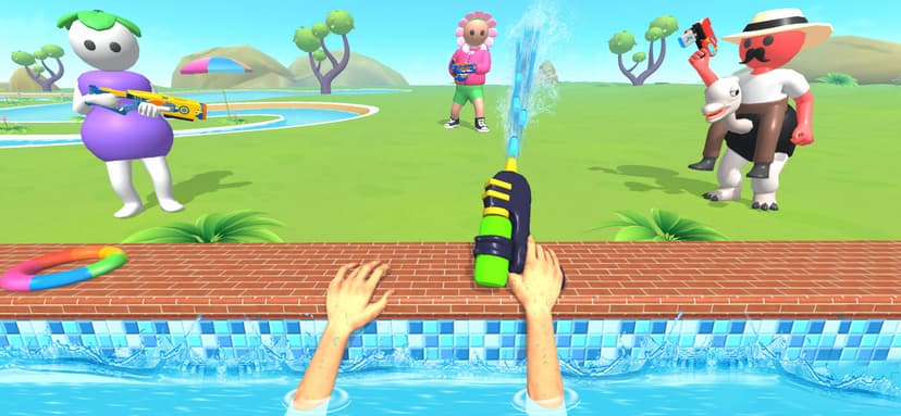 Water Shooting Pool Gun Arena screenshot 1 - screenshot