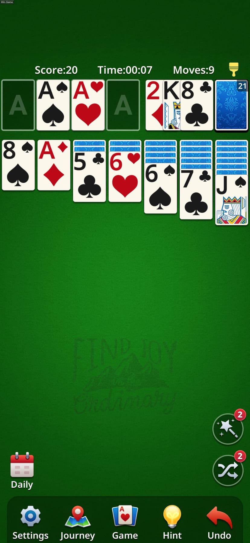 Daily Solitaire Classic Joy screenshot 2 - screenshot