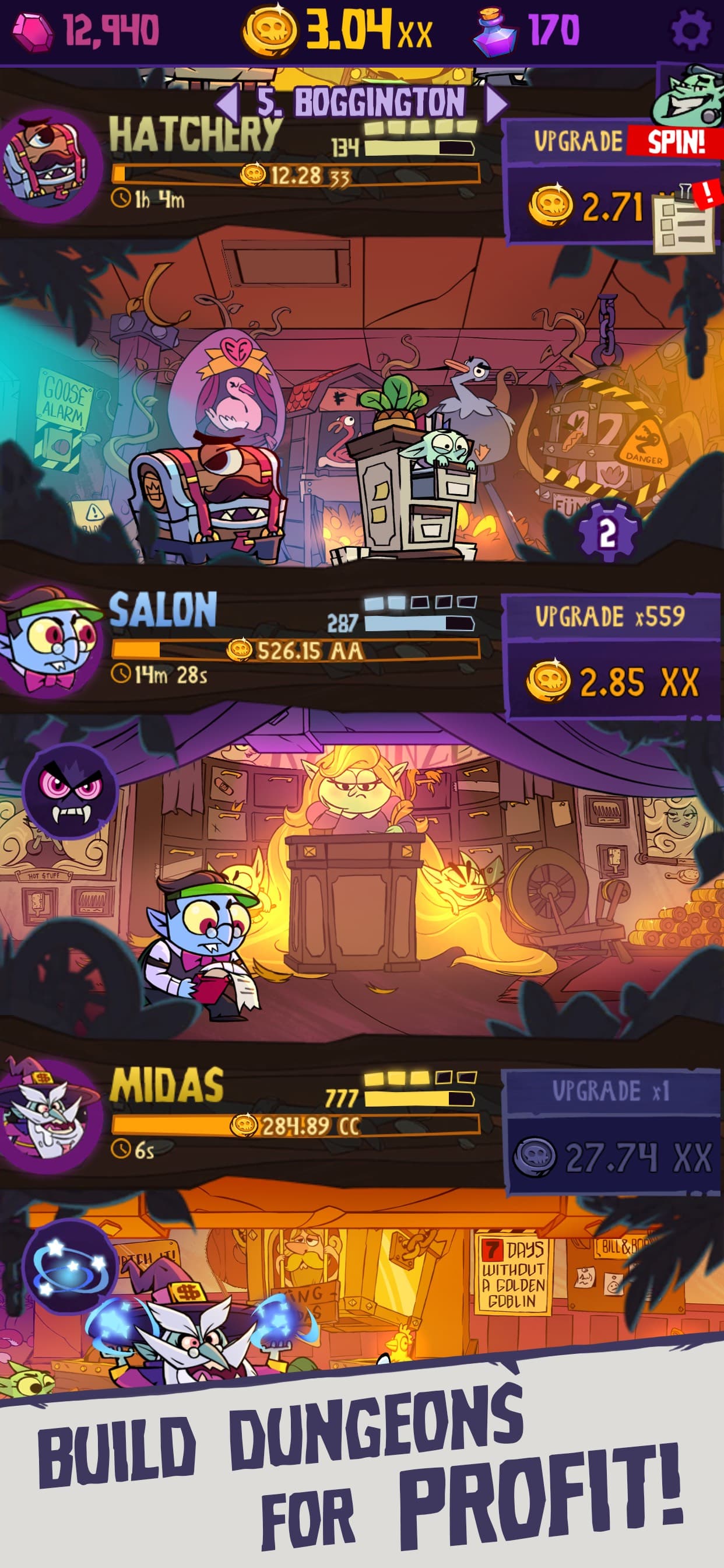 Dungeon, Inc.: Idle Clicker screenshot 1 - screenshot