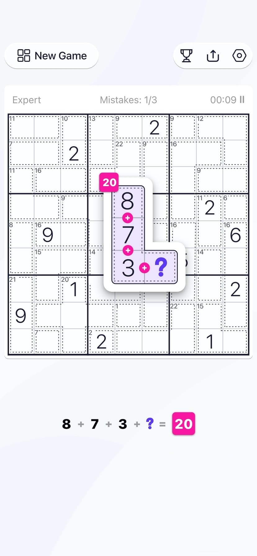Killer Sudoku - Puzzle Games screenshot 5 - screenshot