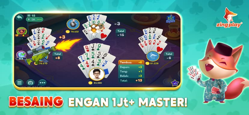 Capsa Susun ZingPlay Remi Kata screenshot 1 - screenshot