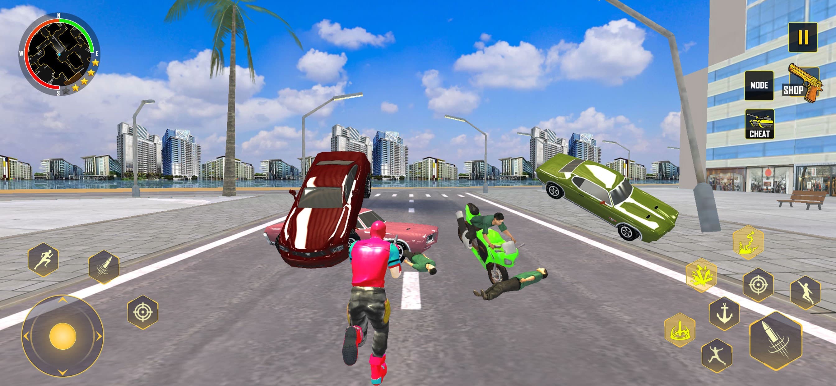 Rope Hero City: Gangster Mafia screenshot 3 - screenshot