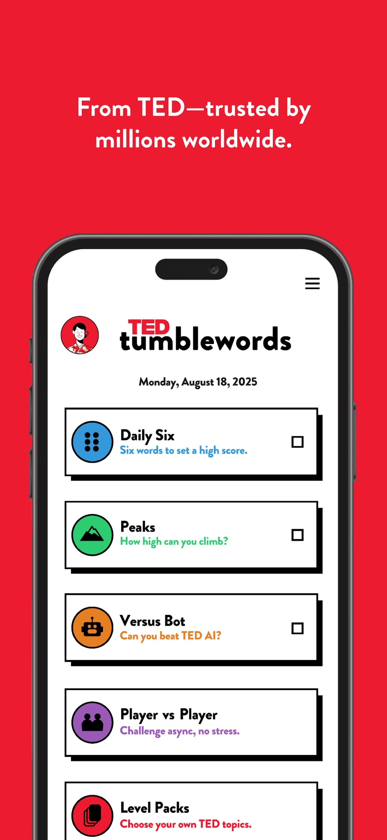 TED Tumblewords screenshot 2 - screenshot