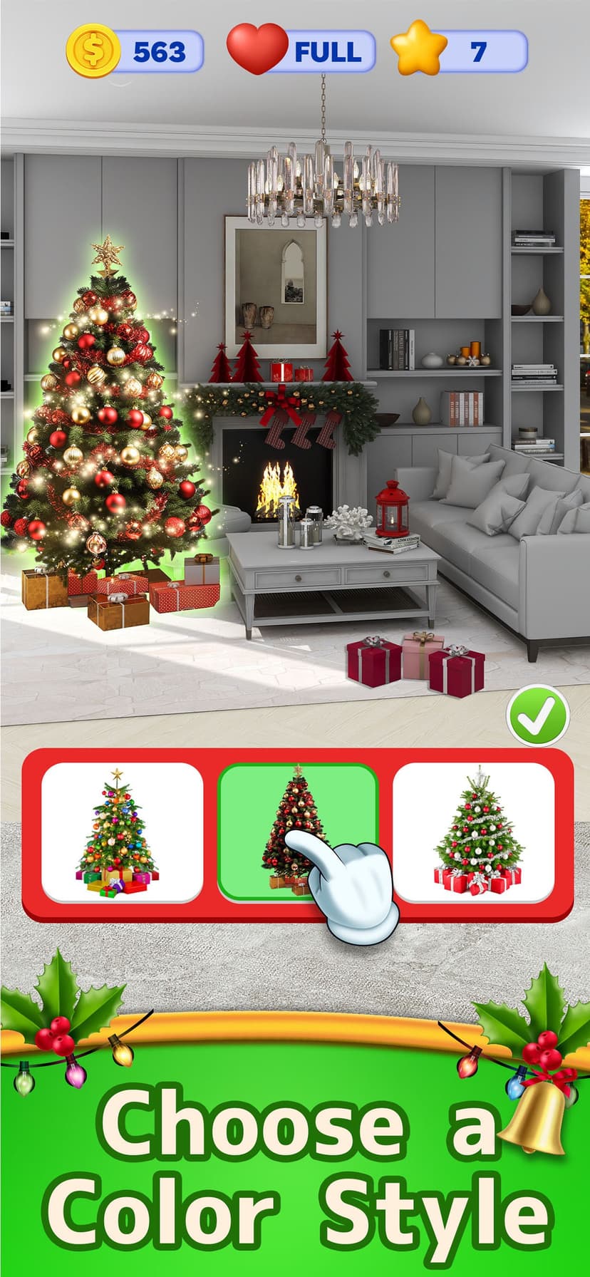 Christmas Home Design Game screenshot 1 - screenshot
