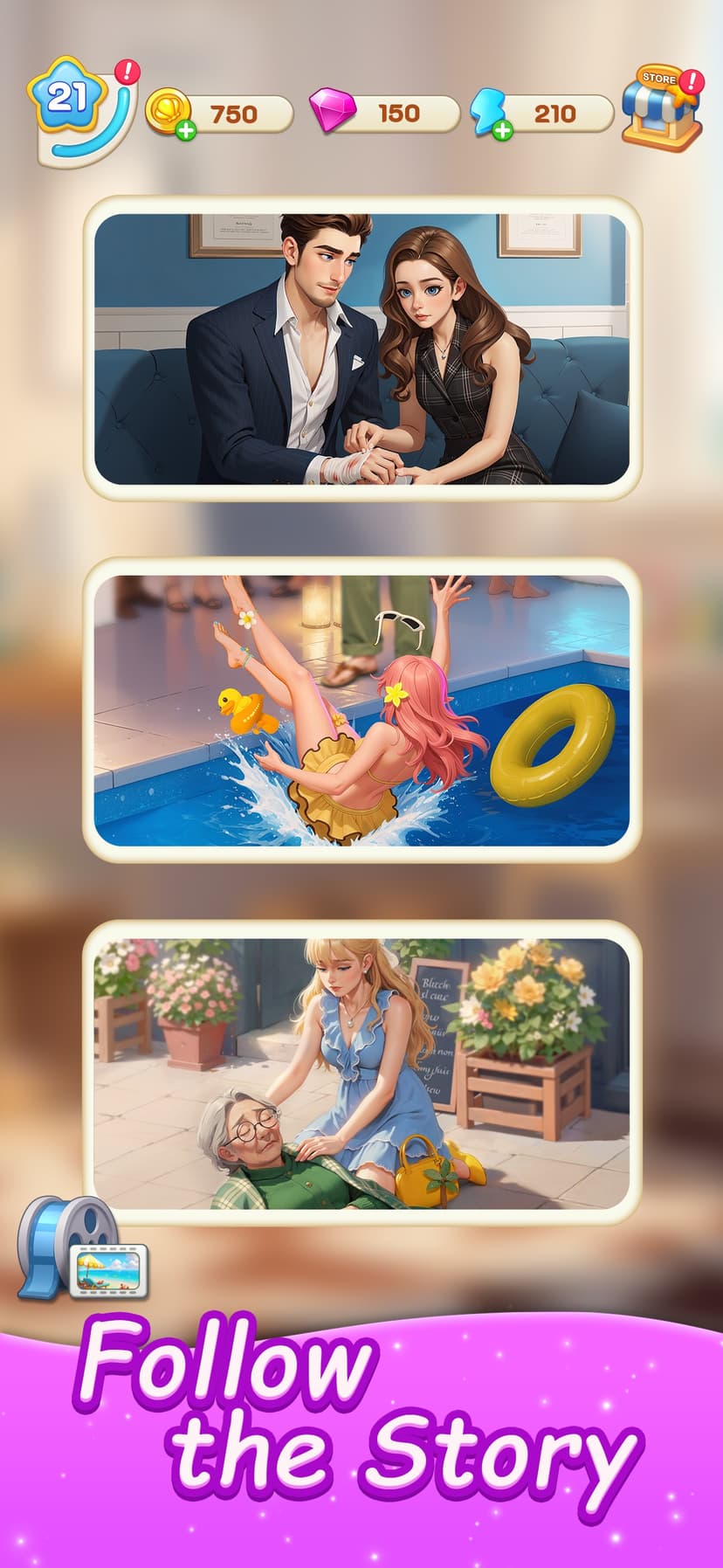 Merge Fashion: Romance Story screenshot 3 - screenshot