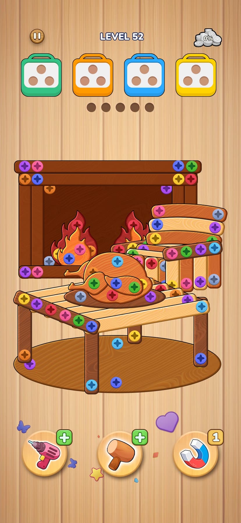Woodle Screw™ Pin Nuts & Bolts screenshot 3 - screenshot