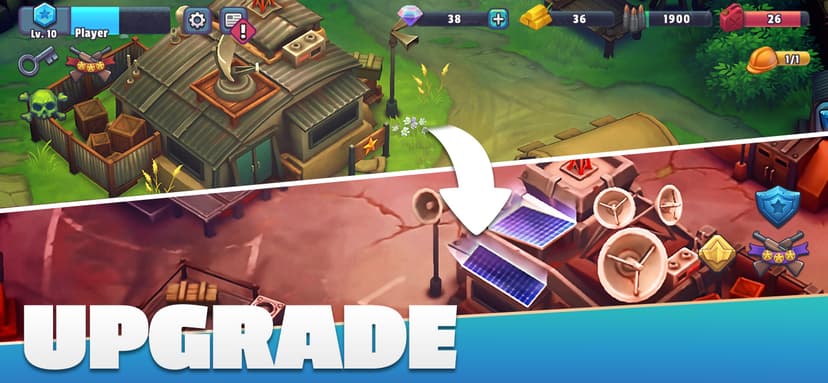 GUNS UP ! Mobile War Strategy screenshot 3 - screenshot