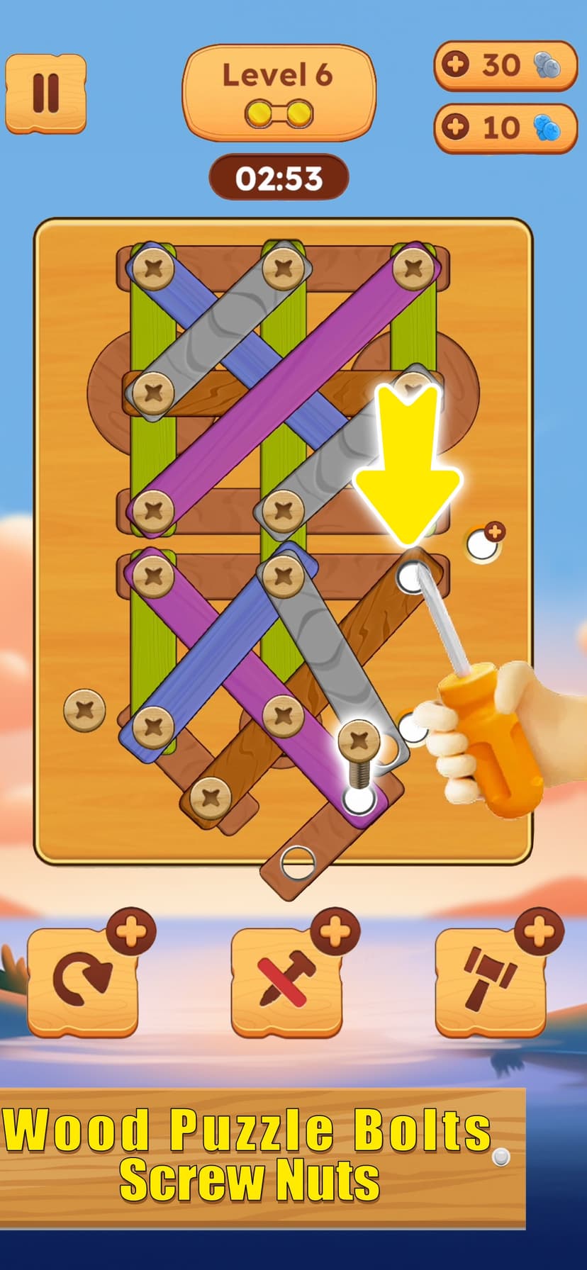 Crazy Screws: Wood Bolts&Nuts screenshot 5 - screenshot