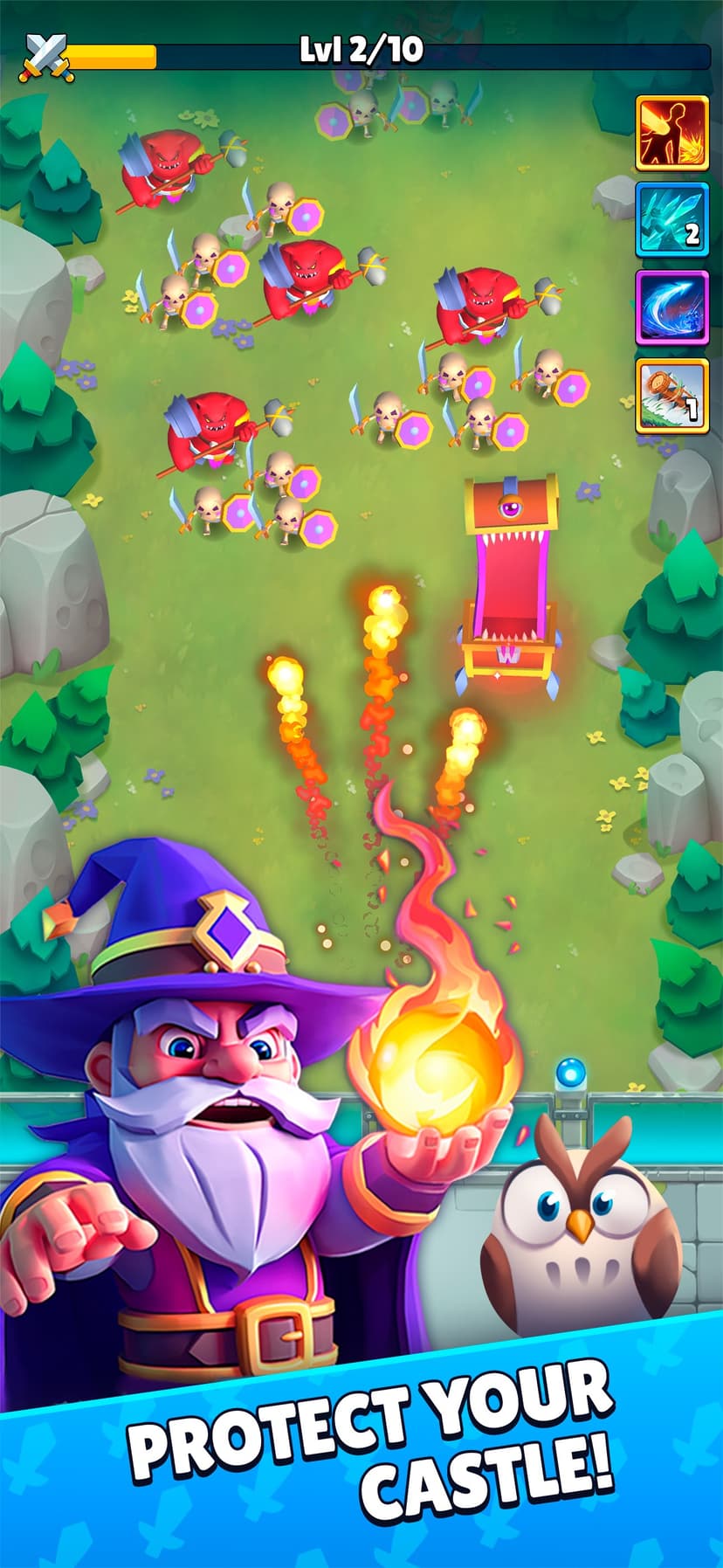 Wizard Tower Defense Idle Game screenshot 1 - screenshot