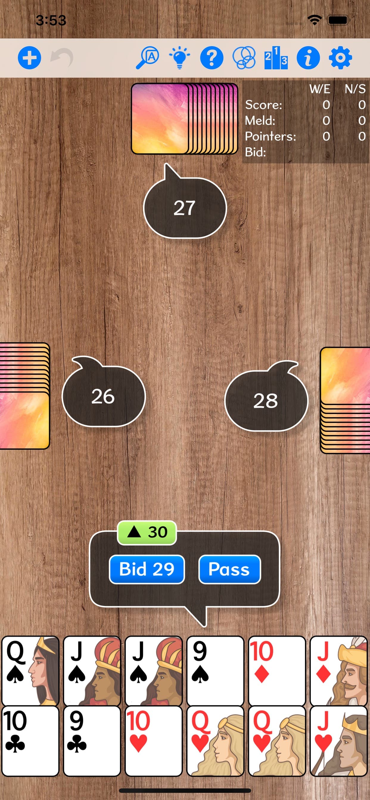 Pinochle screenshot 1 - screenshot