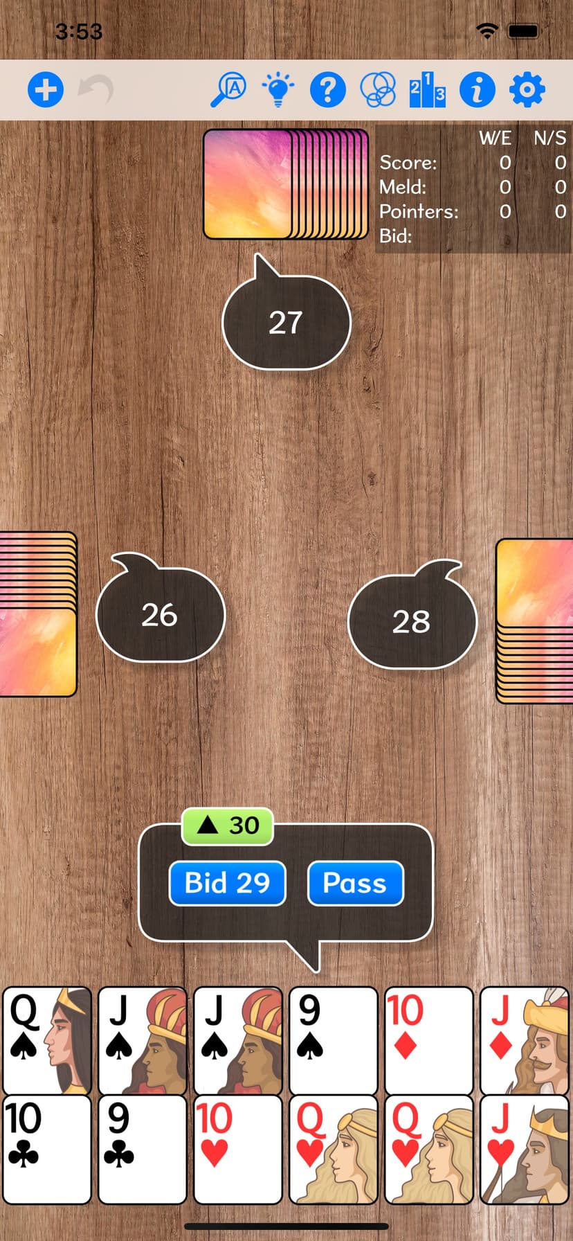 Pinochle screenshot 1 - screenshot