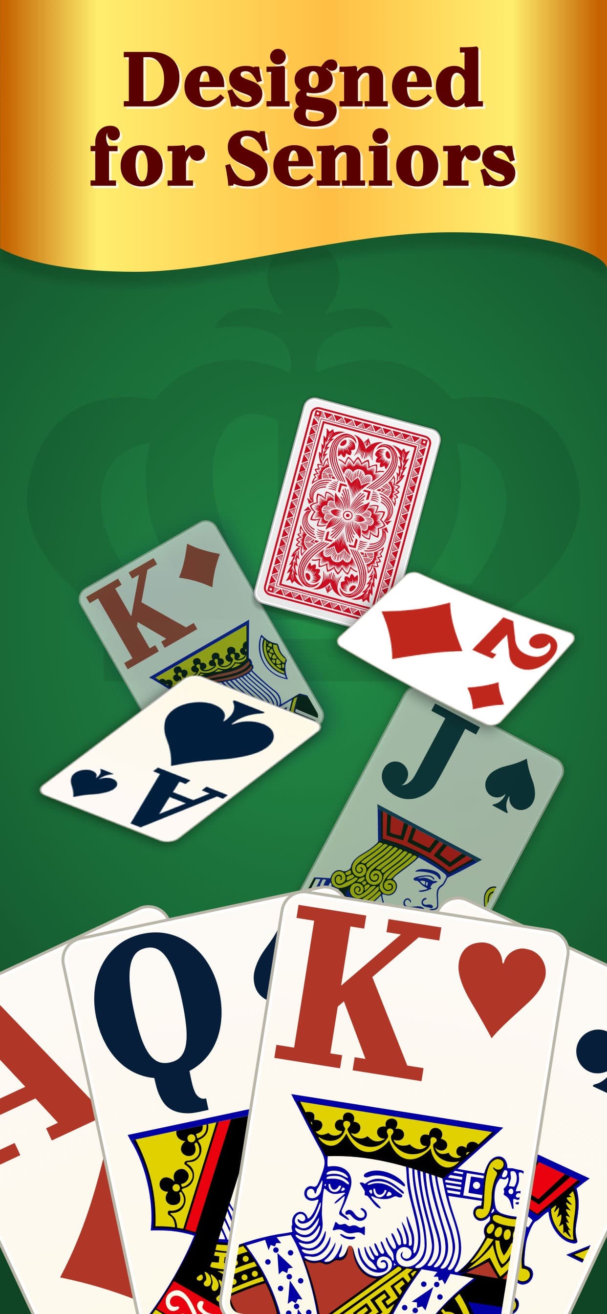 Solitaire for Seniors Game screenshot 1 - screenshot