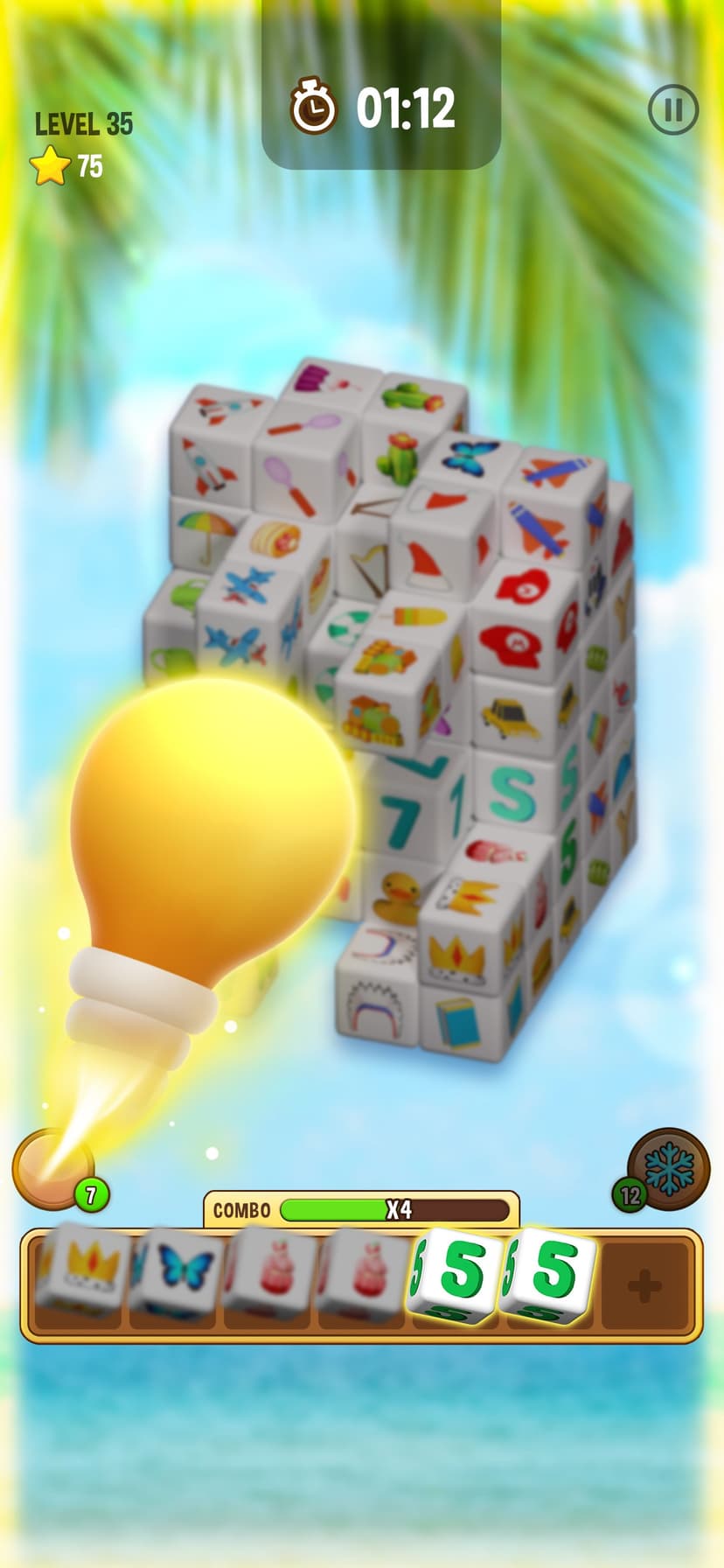 Cube Match Triple - 3D Puzzle screenshot 4 - screenshot