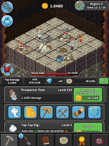 Tap Tap Dig: Idle Clicker Game screenshot 13 - screenshot