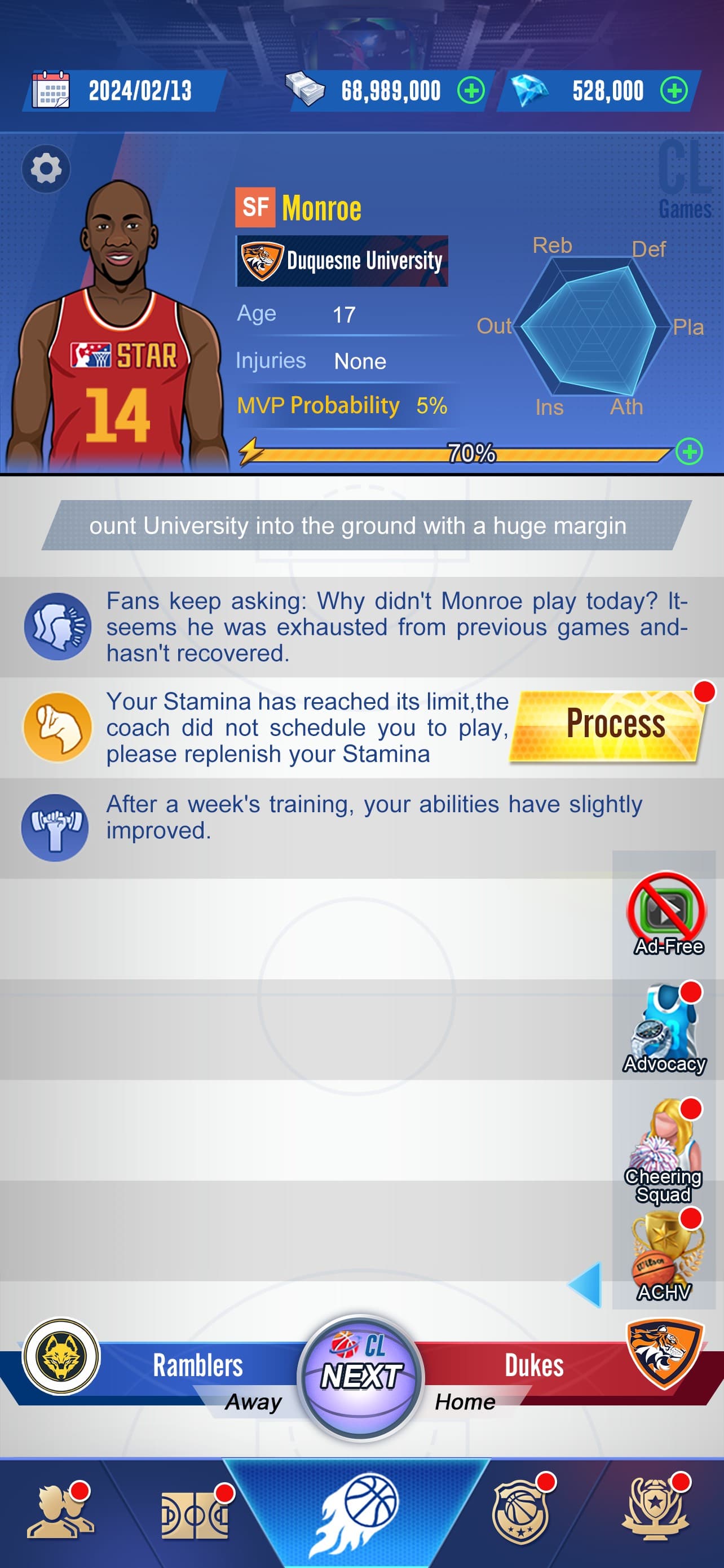 Basketball Star Rising screenshot 1 - screenshot