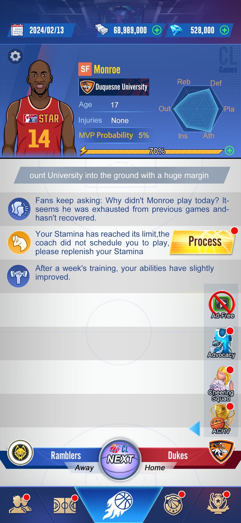 Basketball Star Rising screenshot 1 - screenshot