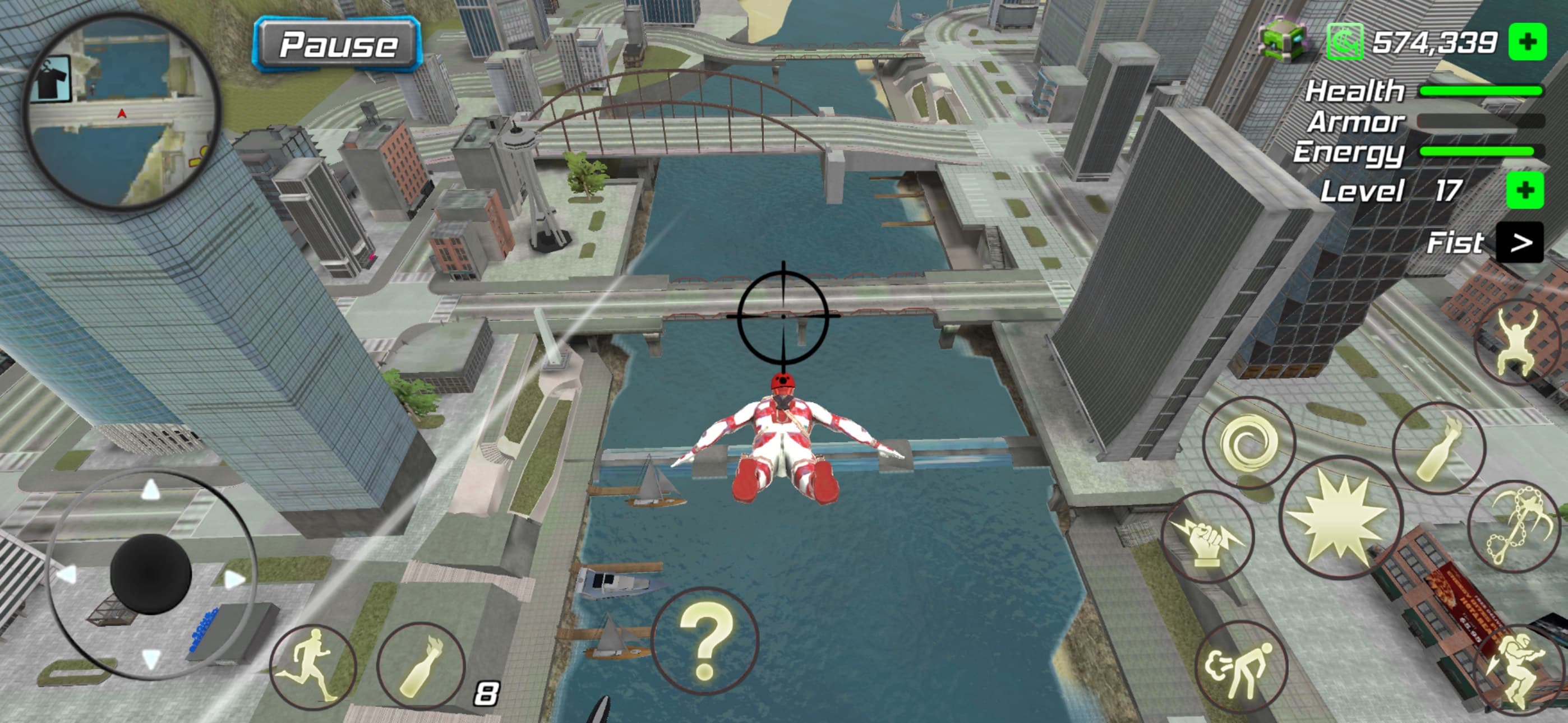 Green Rope Hero Vegas City screenshot 1 - screenshot