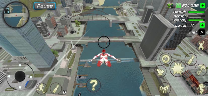 Green Rope Hero Vegas City screenshot 1 - screenshot