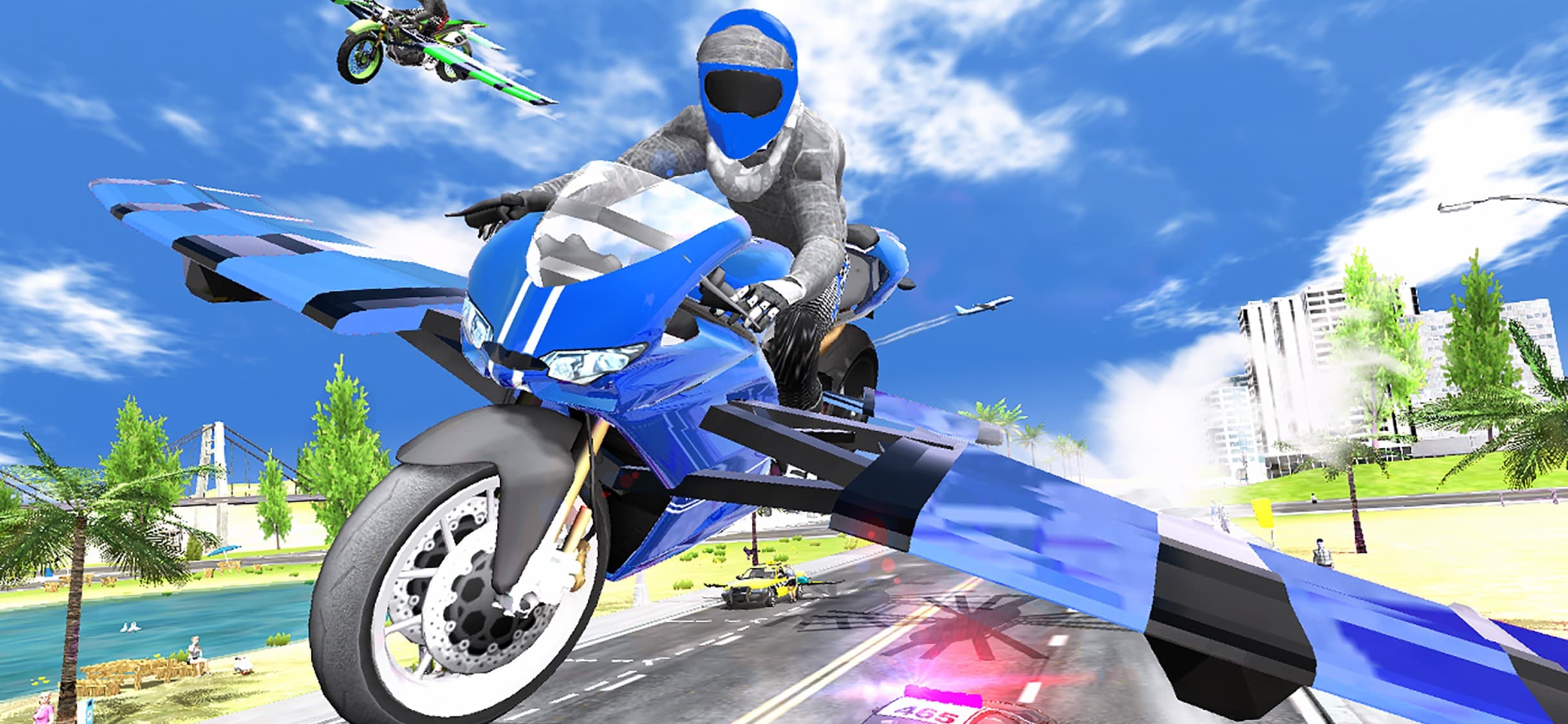 Flying Motorbike Simulator screenshot 3 - screenshot