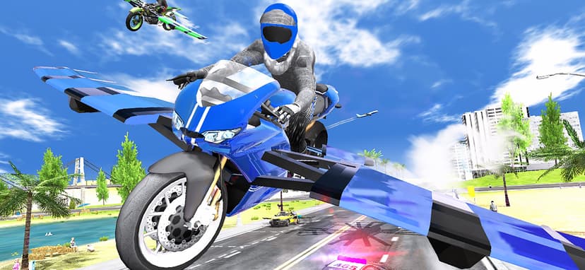 Flying Motorbike Simulator screenshot 3 - screenshot