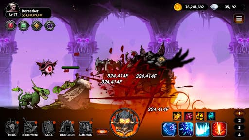 Idle Berserker: legend of rpg screenshot 21 - screenshot