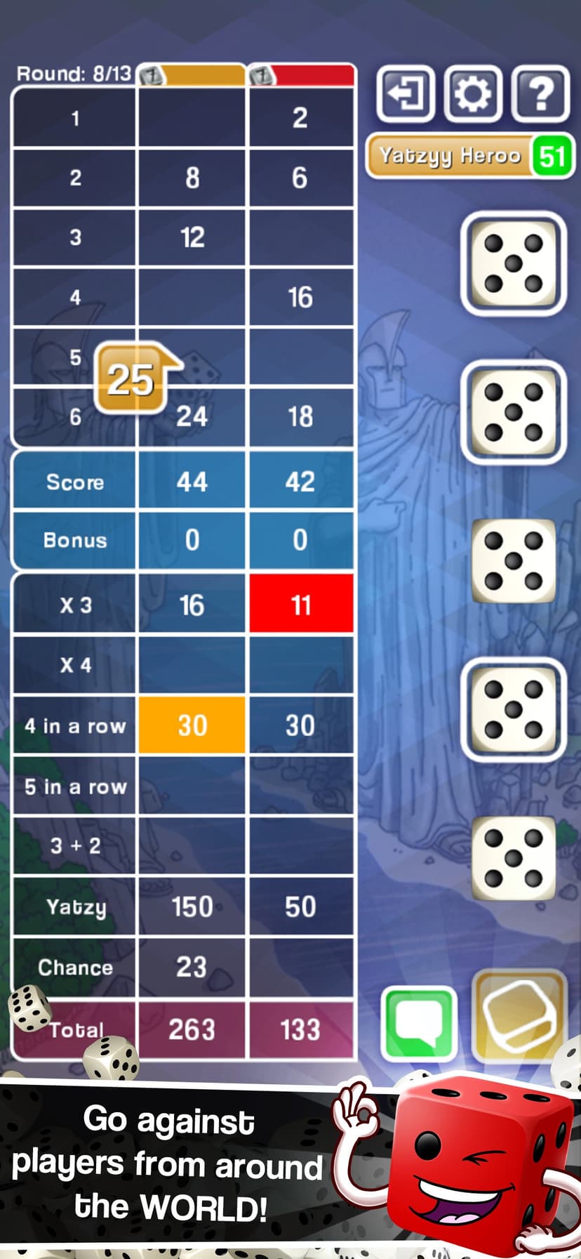 Yatzy Ultimate Lite screenshot 1 - screenshot