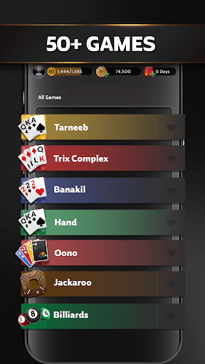 Jawaker Hand, Tarneeb & Trix screenshot 1 - screenshot