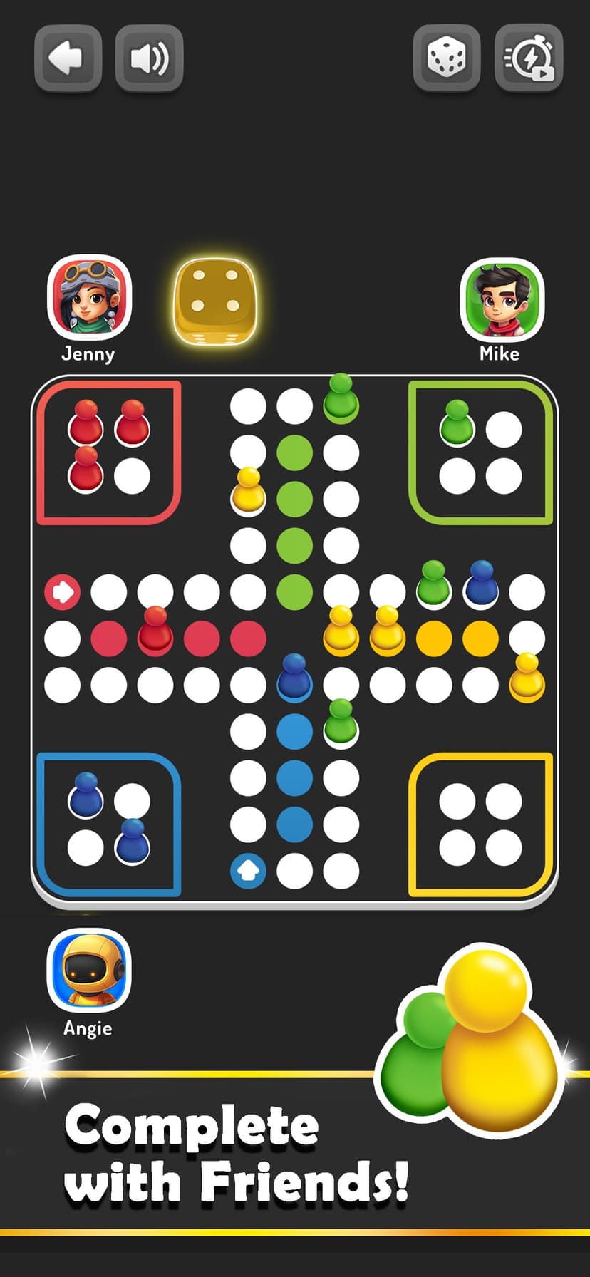 Ludo Trouble — Dice Board Race screenshot 1 - screenshot