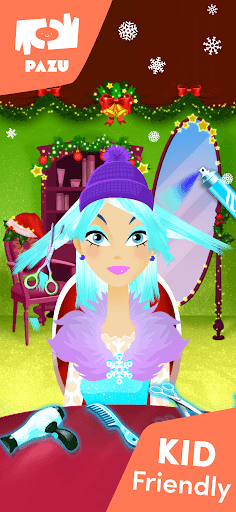Girls Hair Salon Christmas screenshot 3 - screenshot