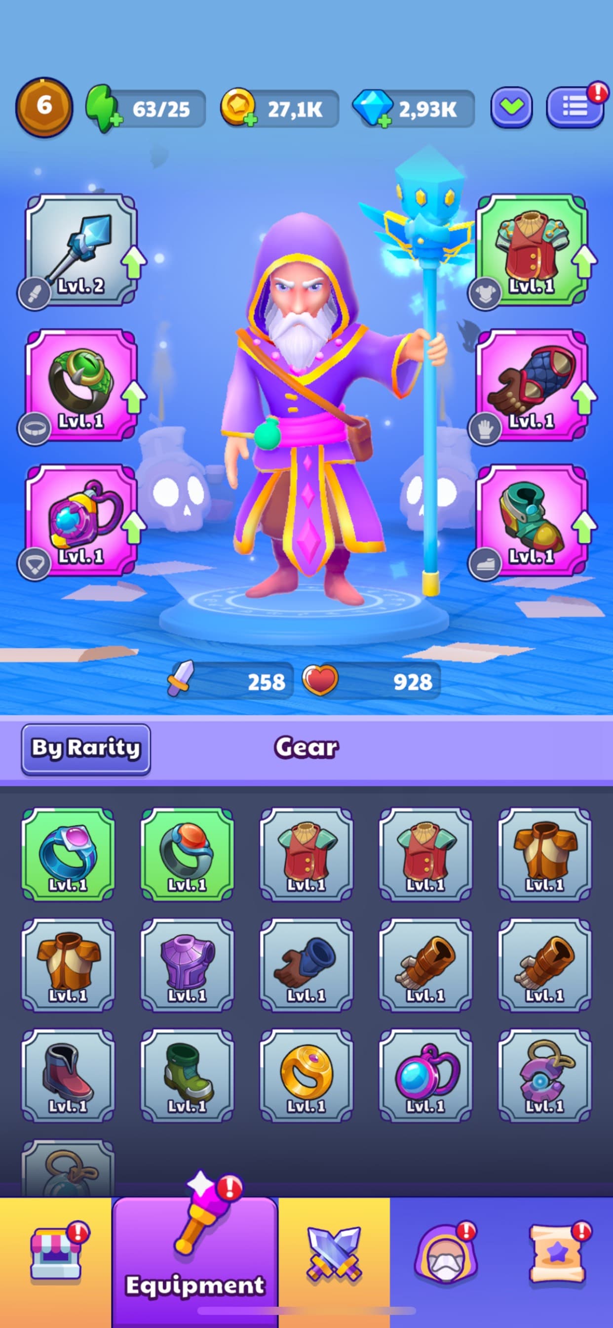 Wizard Hero - Magic Survival screenshot 4 - screenshot
