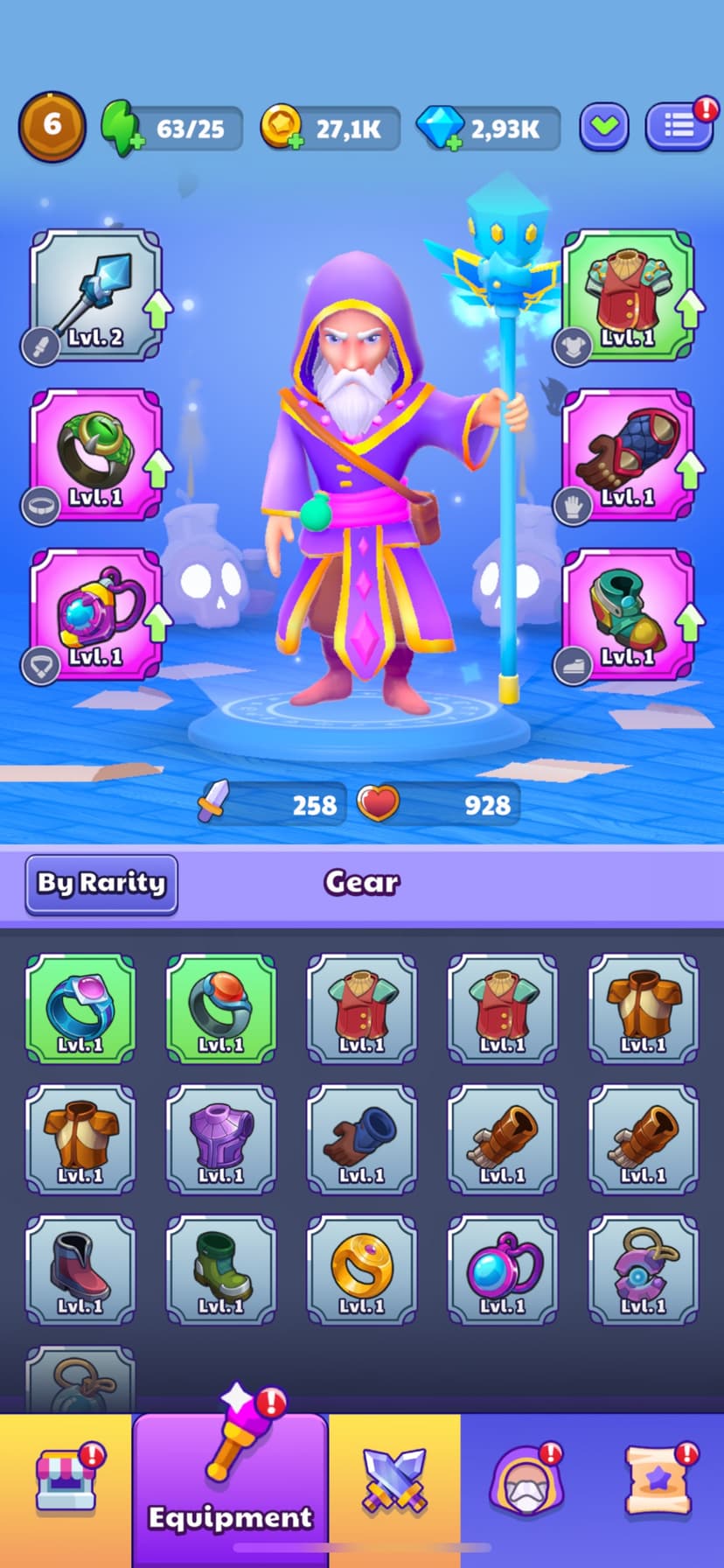 Wizard Hero - Magic Survival screenshot 4 - screenshot