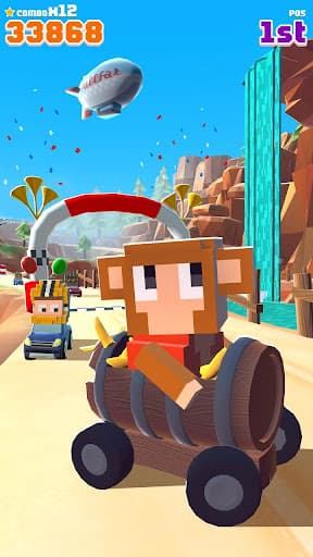 Blocky Racer - Endless Racing screenshot 3 - screenshot
