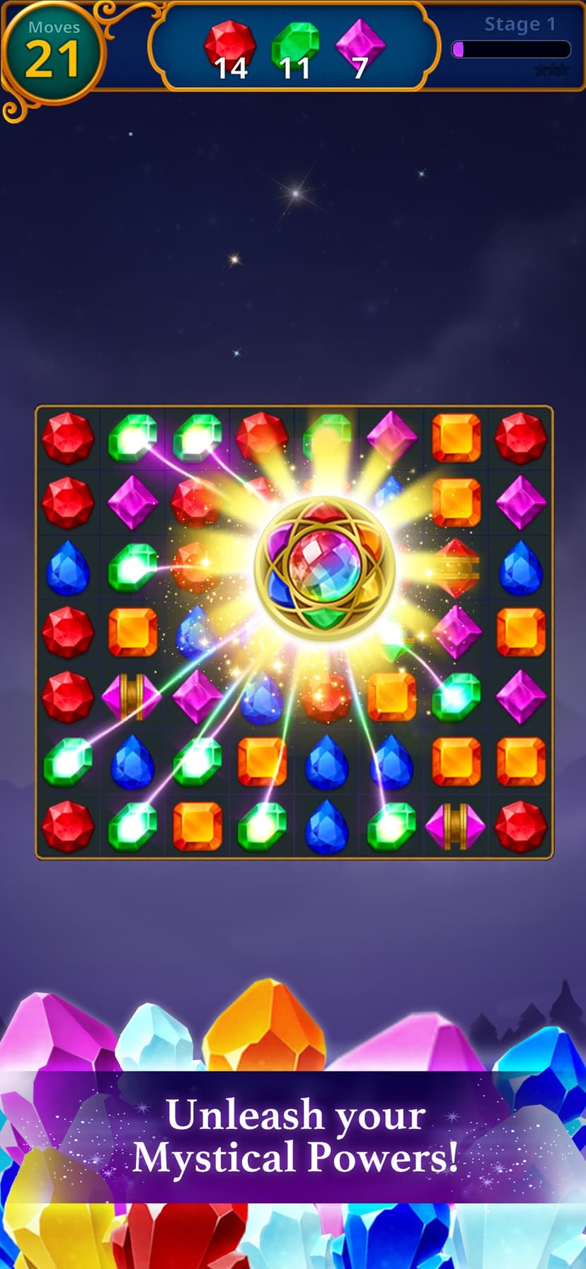 Jewels Magic: Mystery Match3 screenshot 4 - screenshot