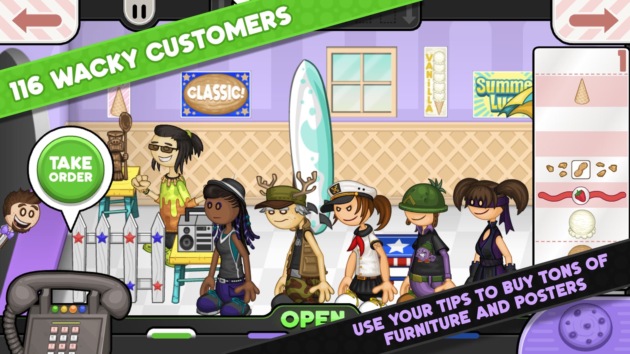 Papa's Scooperia To Go! screenshot 5 - screenshot