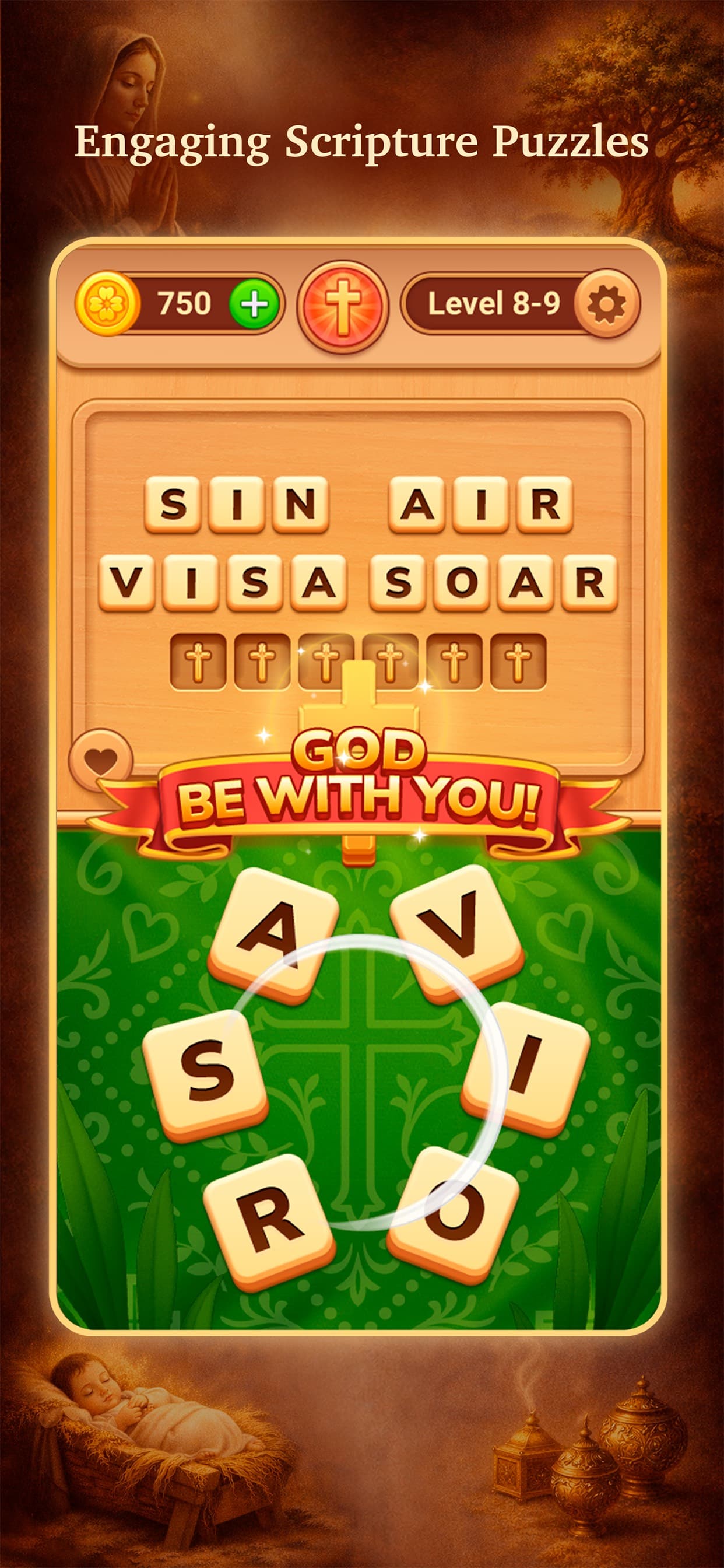 Bible Word Connect Game screenshot 3 - screenshot