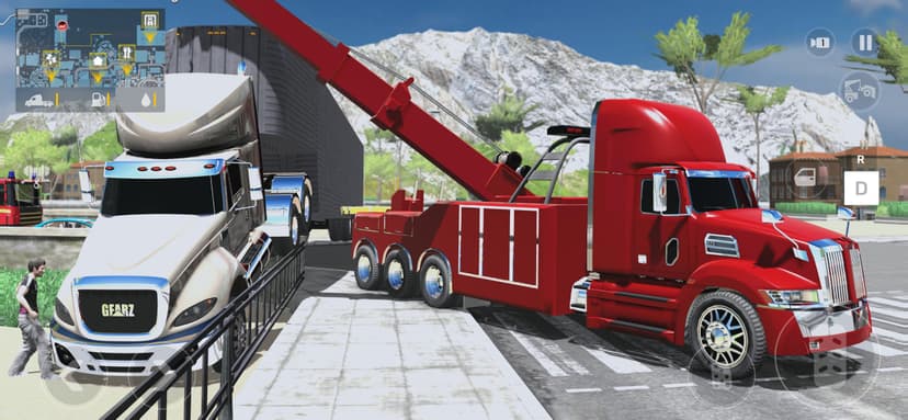 Truck Simulator Games TOW USA screenshot 3 - screenshot