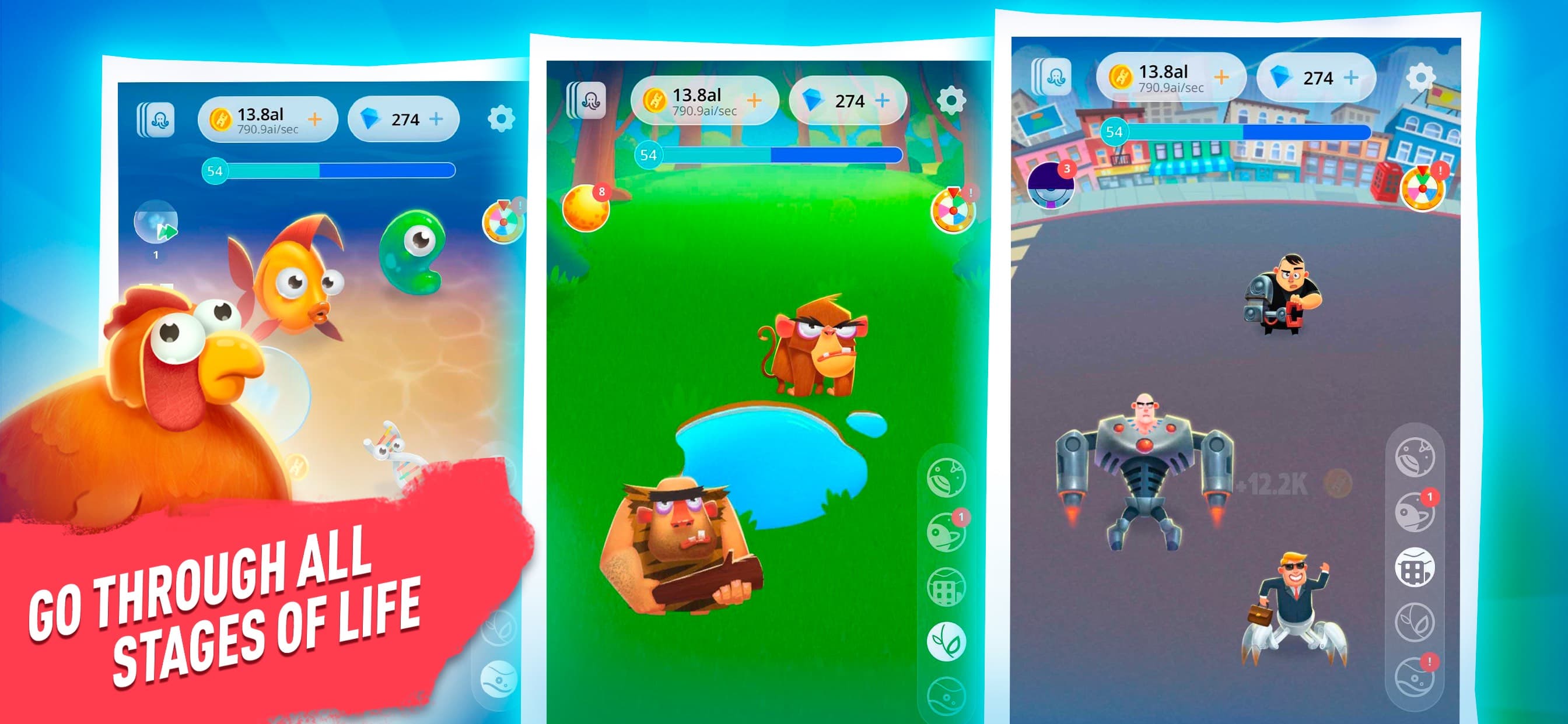 Human Evolution - Idle Clicker screenshot 1 - screenshot
