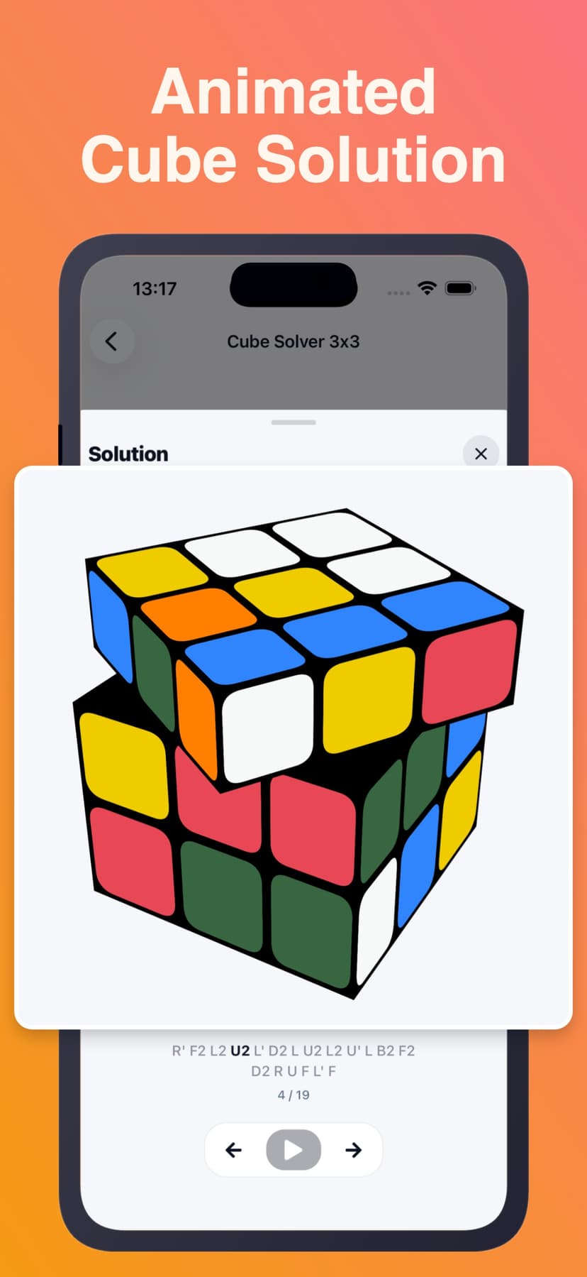 Rubix Cube Solver CubeXpert screenshot 3 - screenshot