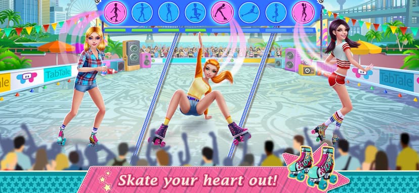 Roller Skating Girls screenshot 4 - screenshot