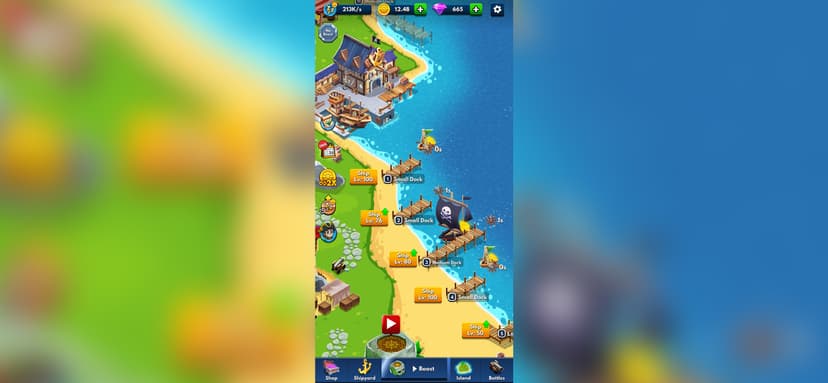Idle Pirate Tycoon: Gold Sea screenshot 7 - screenshot