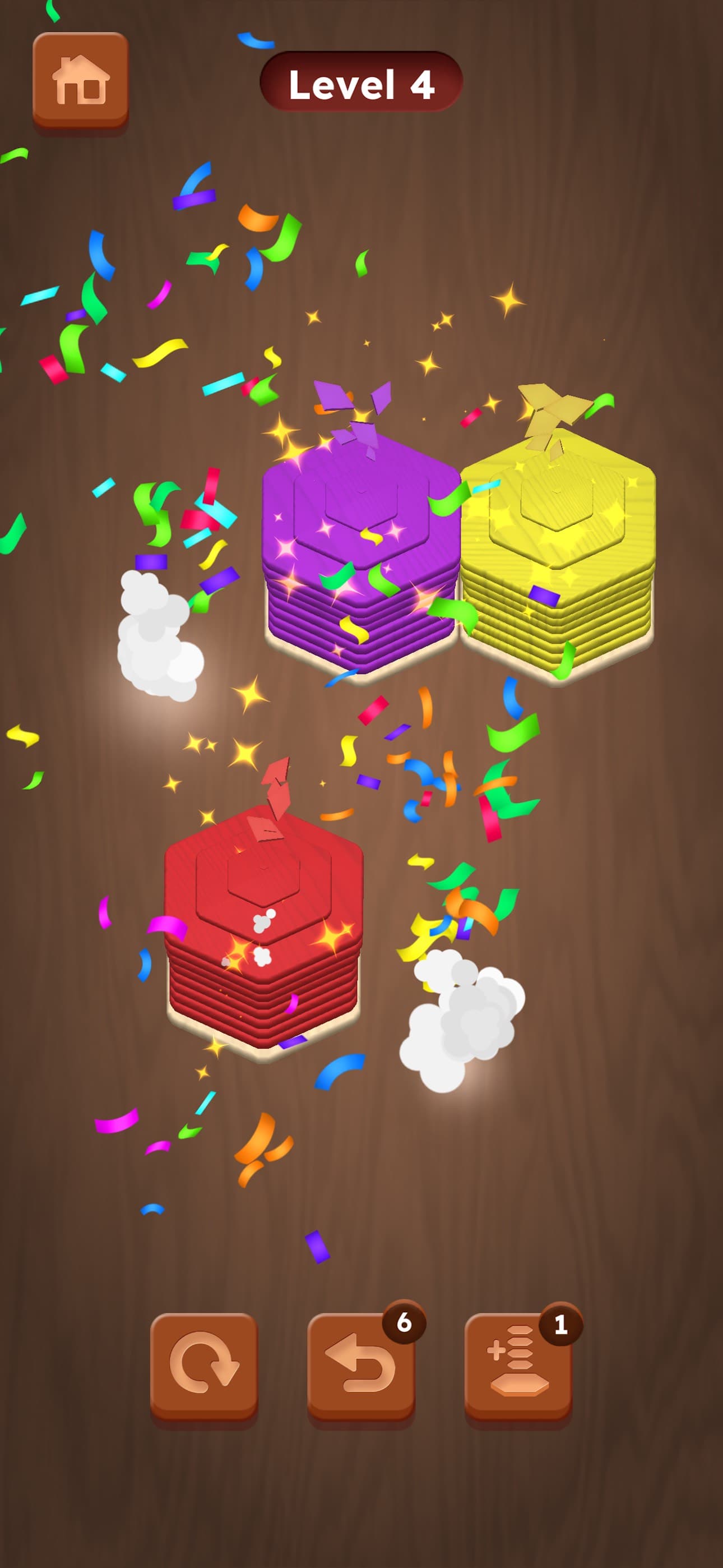 Wood Hexa Sort - Card Puzzle screenshot 2 - screenshot