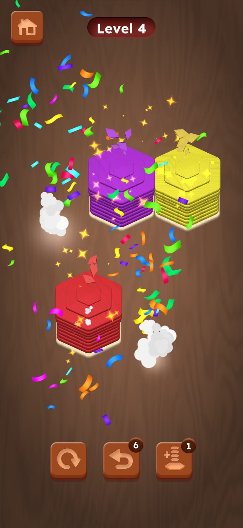 Wood Hexa Sort - Card Puzzle screenshot 2 - screenshot