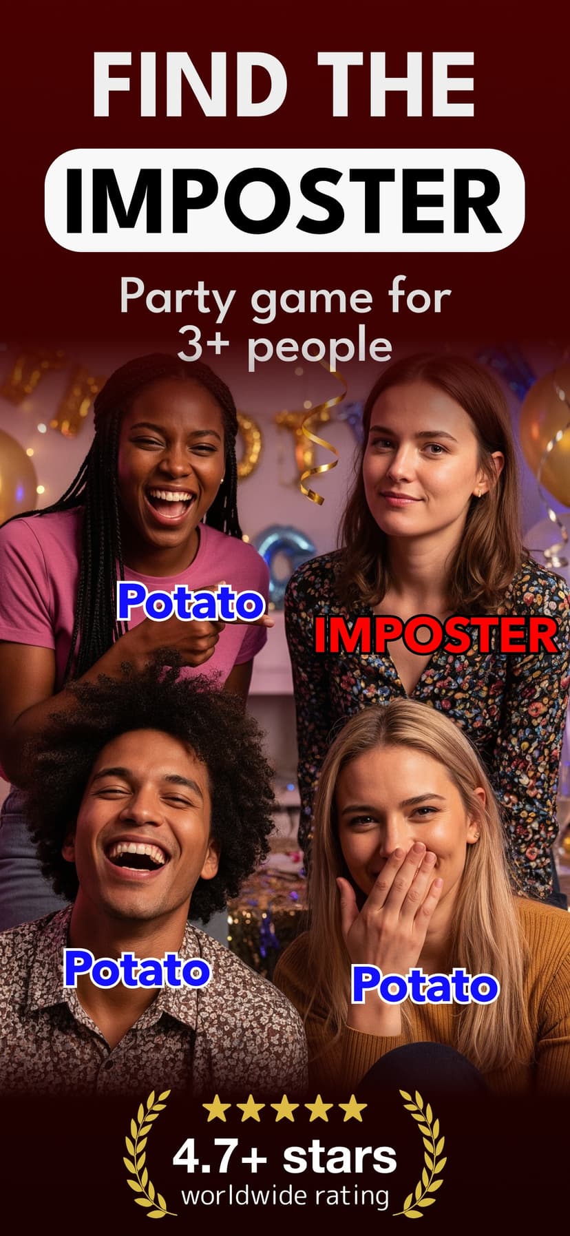 Imposter Word Game - Spy screenshot 1 - screenshot
